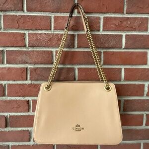 Coach Bryant Convertible Carryall Polished Pebble Leather Shoulder Crossbody Bag